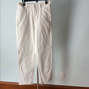 Lands' End White Chinos 100% Cotton